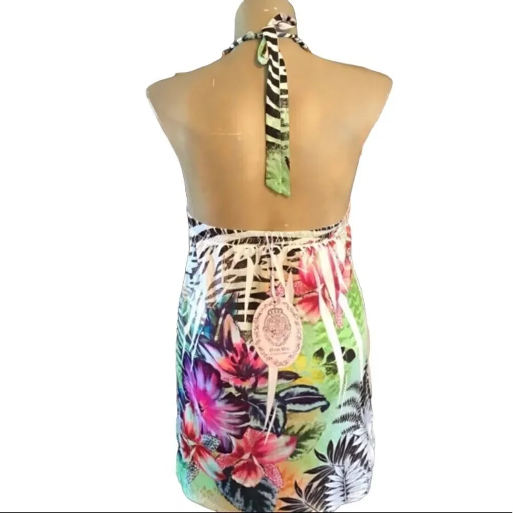 Ocean Blue by Basix LARGE Sundress NWT